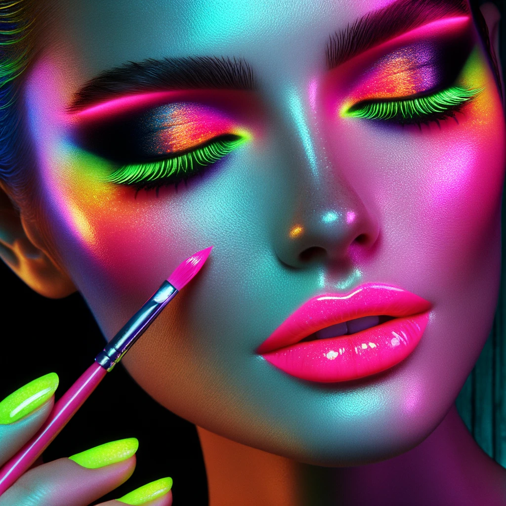 Maquillaje Neon, Neon Make-up